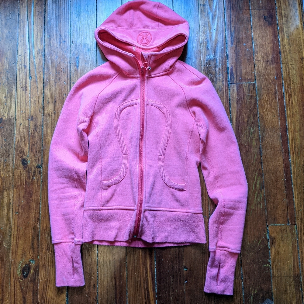 Lululemon zip up- pink